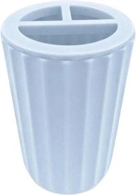 Θήκες οδοντόβουρτσας πλαστικές σε σετ 5Χ - Light Blue - 21668