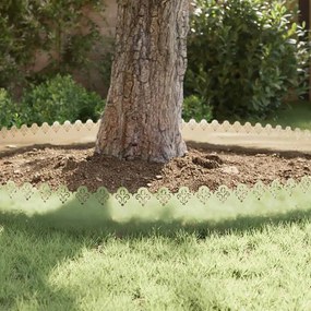 vidaXL Περιγράμματα γκαζόν 20 pcs Ασημί 103 x 0,05 x 22 εκ