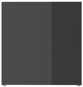 vidaXL Έπιπλα Τηλεόρασης 2 τεμ. Γυαλ. Γκρι 72x35x36,5 εκ. Επεξ. Ξύλο