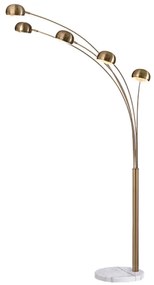 Φωτιστικό Δαπέδου Aca Markella ML312461FB Brass Satin/Marble
