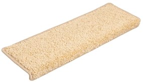 vidaXL Πατάκια Σκαλιών 10 τεμ. Λευκό 65x21x4 εκ. με Ορθογώνια Άκρη