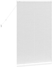 vidaXL Βενετσιάνικες Ρόδες Λευκό 130 x 80 εκ Αλουμίνιο