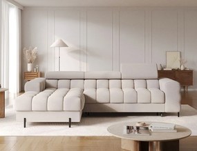 Γωνιακός καναπές Freyia-Beige-Αριστερή