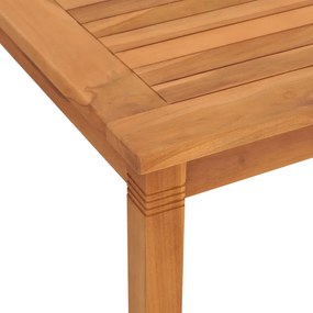 vidaXL Τραπεζαρία Κήπου 150 x 90 x 75 εκ. από Μασίφ Ξύλο Teak