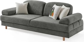 3-Seat Sofa-Bed Aries - Anthracite Anthracite