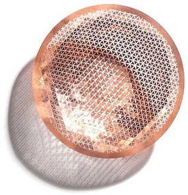 Διακοσμητικό Μπωλ Push PS-C Φ15cm Copper Fundamental Metal