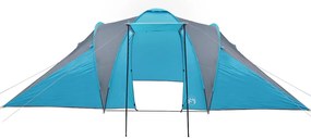 vidaXL Σκηνή Οικογένειας 6 Ατόμων Αδιάβροχη Μπλε
