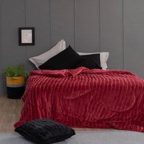 Κουβερτοπάπλωμα Gwen Red Palamaiki  Semi-double 160x240cm Πολυέστερ