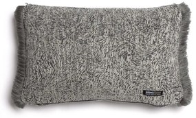 Μαξιλαροθήκη Διακοσμητική Parnassos Trimming Anthracite-Grey Aslanis Home 30X50 Βαμβάκι-Chenille