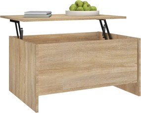 vidaXL Τραπεζάκι Σαλονιού Sonoma Δρυς 80x55,5x41,5 εκ. Επεξεργ. Ξύλο