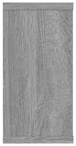 vidaXL Ραφιέρες Τοίχου Κύβος 2 τεμ Γκρι Sonoma 100x15x30εκ. Επεξ. Ξύλο