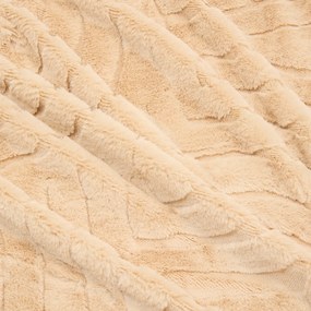 Γούνινη Κουβέρτα Καναπέ (120x160) A-S Arka Beige 212412A