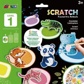 Avenir Ζωγραφική Scratch 3+ Ετών Level 1 Favourite Animals - Τα Αγαπημένα Μου Ζωάκια 60762