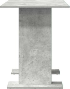 vidaXL Τραπεζαρία 110 x 60 x 75 cm Επεξεργασμένο Ξύλο Σκυρόδεμα Γκρι