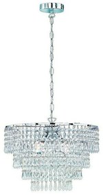 Φωτιστικό Οροφής Orient R13473006 3xE14 40W Φ42 150cm Chrome RL Lighting Metal