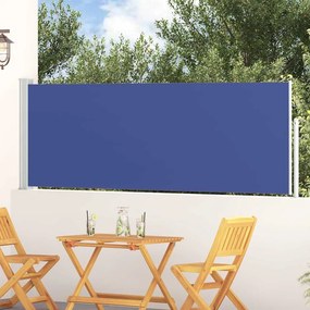 vidaXL Σκίαστρο Πλαϊνό Συρόμενο Βεράντας Μπλε 100 x 300 εκ.