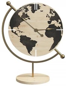 ΕΠΙΤΡΑΠΕΖΙΟ ΡΟΛΟΙ Fylliana ”Globe” NATURE ΞΥΛΟ-ΜΕΤΑΛΛΟ 22.5x12x30.5εκ 125-222-339