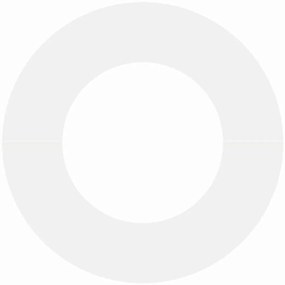 vidaXL Flat Ring Δέντρου 5 τεμ Λευκό Ø40/70 εκ Ατσάλι