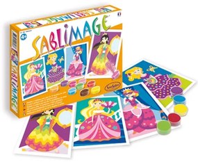 Ζωγραφική με χρωματιστή άμμο ''ΠΡΙΓΚΙΠΙΣΣΕΣ'' SENTOSPHERE