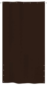 vidaXL Διαχωριστικό Βεράντας Καφέ 140 x 240 εκ. Ύφασμα Oxford