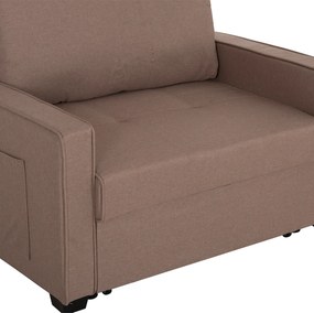 ΠΟΛΥΘΡΟΝΑ-ΚΡΕΒΑΤΙ KANNA HM3083.02 ΜΠΕΖ ΥΦΑΣΜΑ 113x92x87Υεκ.
