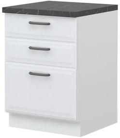Επιδαπέδιο ντουλάπι Evora R60-3F - 60.00Χ60.00Χ88.00cm