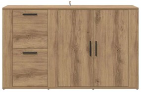 vidaXL με συρτάρι artisan δρυς 100 x 33 x 59.5 εκ Επεξεργασμένο ξύλο