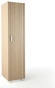 Ντουλάπα μονόφυλλη σε χρώμα δρυς 48x50x180