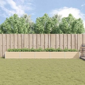 vidaXL Γλάστρα Ελεφαντόδοντο 195 x 100 x 45 εκ Επικαλυμμένος Χάλυβας