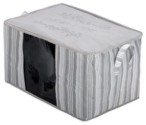 Estia 03-23980 Θηκη Αποθηκευσης non Woven Υφασματινη 60x45x35cm με Παραθυρο, Ivory
