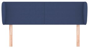 vidaXL Κεφαλάρι με Πτερύγια Μπλε 103x23x78/88 εκ. Υφασμάτινο