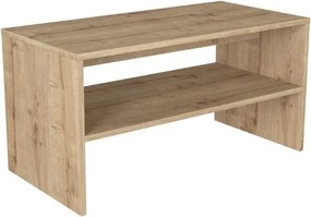 Τραπεζάκι σαλονιού Eleva Megapap χρώμα sapphire oak 90x44,6x46,4εκ.