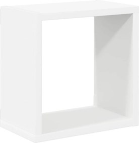 VidaXL Ράφια Κύβοι Τοίχου 4 τεμ. Λευκά 26 x 15 x 26 εκ.