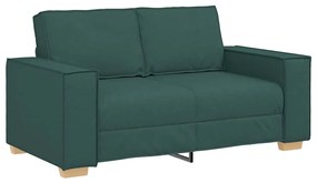 vidaXL Σετ Καναπέ 3 pcs Σκούρο Πράσινο ύφασμα