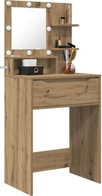vidaXL Τραπέζια Ντυσίματος Κρεβατοκάμαρας Artisan Oak