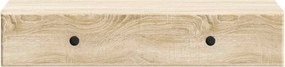 vidaXL Τραπεζάκι Τοίχου Sonoma Δρυς 87,5 x 34,5 x 17 εκ.