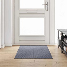 vidaXL Δερμάτινο Χαλί Ανοιχτό γκρι 100 x 300 cm ύφασμα
