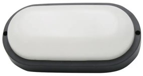 Απλίκα Φωτιστικό Τοίχου LED 12W Σκούρο Γκρι IP54 21-2051211 Lumen-21-2051211-Ανθρακί 21-2051211