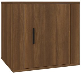 vidaXL Κομοδίνα 2 τεμ. Καφέ Δρυς 50x39x47 εκ.