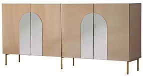 Μπουφές Rome 552NOS1810 180x40x80cm Bronze-Gold Mdf