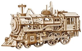 ROBOTIME Locomotive LK701 3D Ξύλινο Μηχανικό Puzzle