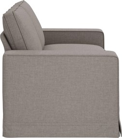 vidaXL Καναπές 140cm Taupe Μέταλλο