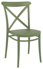 Καρέκλα Cross 20.0591 51Χ51Χ87cm Olive Green Siesta