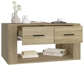vidaXL Τραπεζάκι Σαλονιού Sonoma Δρυς 80x50x40 εκ. Επεξεργασμένο Ξύλο