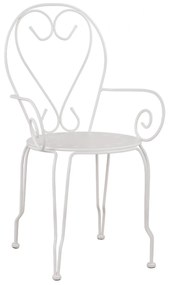 Καρέκλα - Πολυθρόνα AMORE C5008.12 Μεταλλική Λευκή 49x48x90 εκ. 49x48x90 εκ.