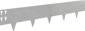 vidaXL Περίγραμμα γκαζόν 20 τμχ. 100 x 20 cm Γαλβανισμένος Χάλυβας