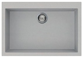 Νεροχύτης κουζίνας QUADRA 130 Titanium 73 ELLECI 79x50cm