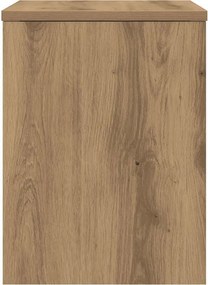 vidaXL Κομοδίνα 2 τεμ. Τεχνίτης Δρυς 40x30x40 εκ. από Επεξεργ. Ξύλο