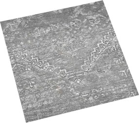 vidaXL Πλάκες Δαπέδου 55 pcs Σκυρόχρωμο Γκρι 5,11 τ.μ. PVC