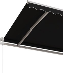 vidaXL Τέντα Συρόμενη Αυτόματη Ανθρακί 500x350 εκ.